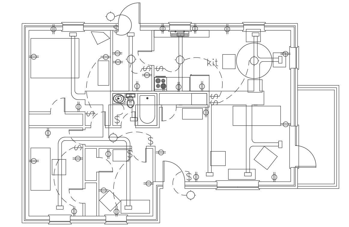 simple-house-layout-cadbull