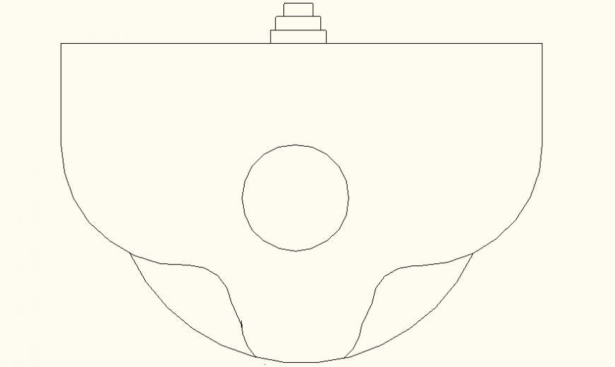 Sink plan detail elevation dwg file - Cadbull