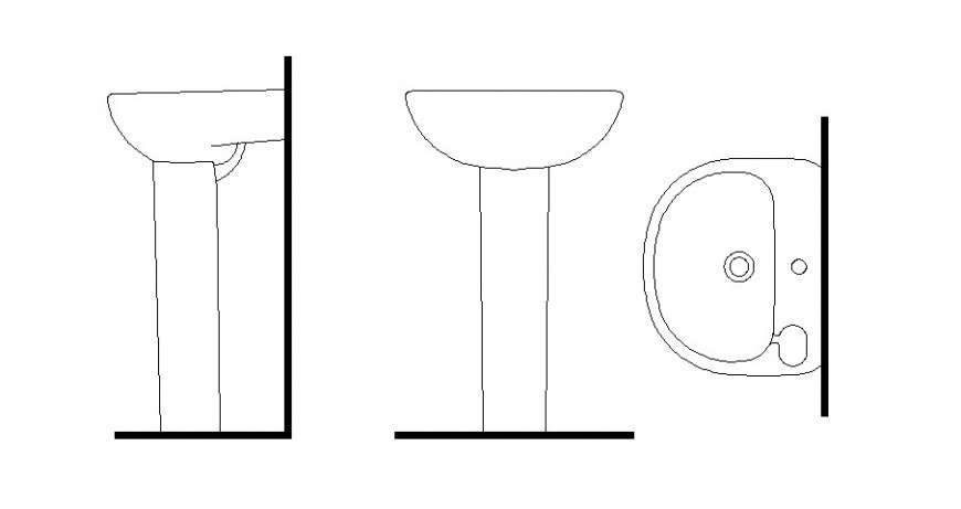 Sink Top View And Side Elevation Block Cad Drawing Details Dwg File Cadbull Pngtree offers sink top view png and vector images, as well as transparant background sink top view clipart images and psd files. sink top view and side elevation block