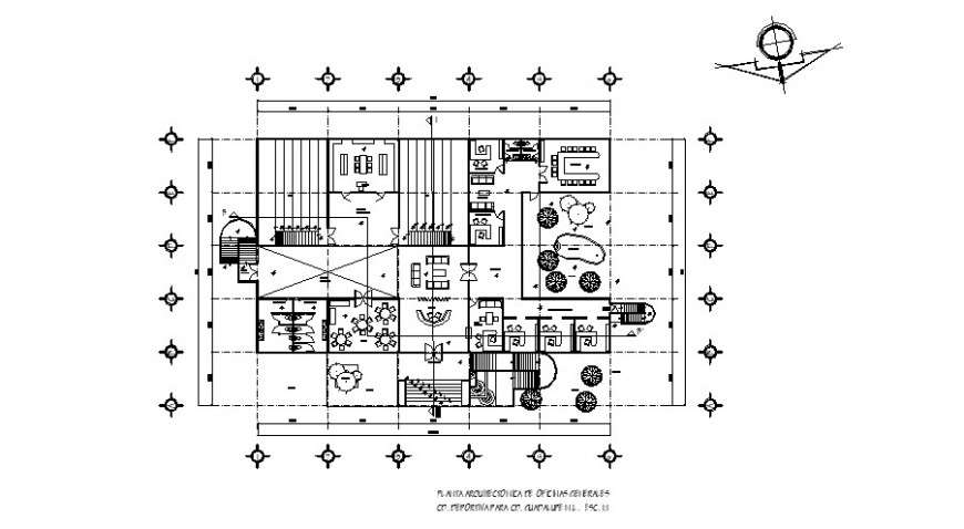 architects office plan dwg