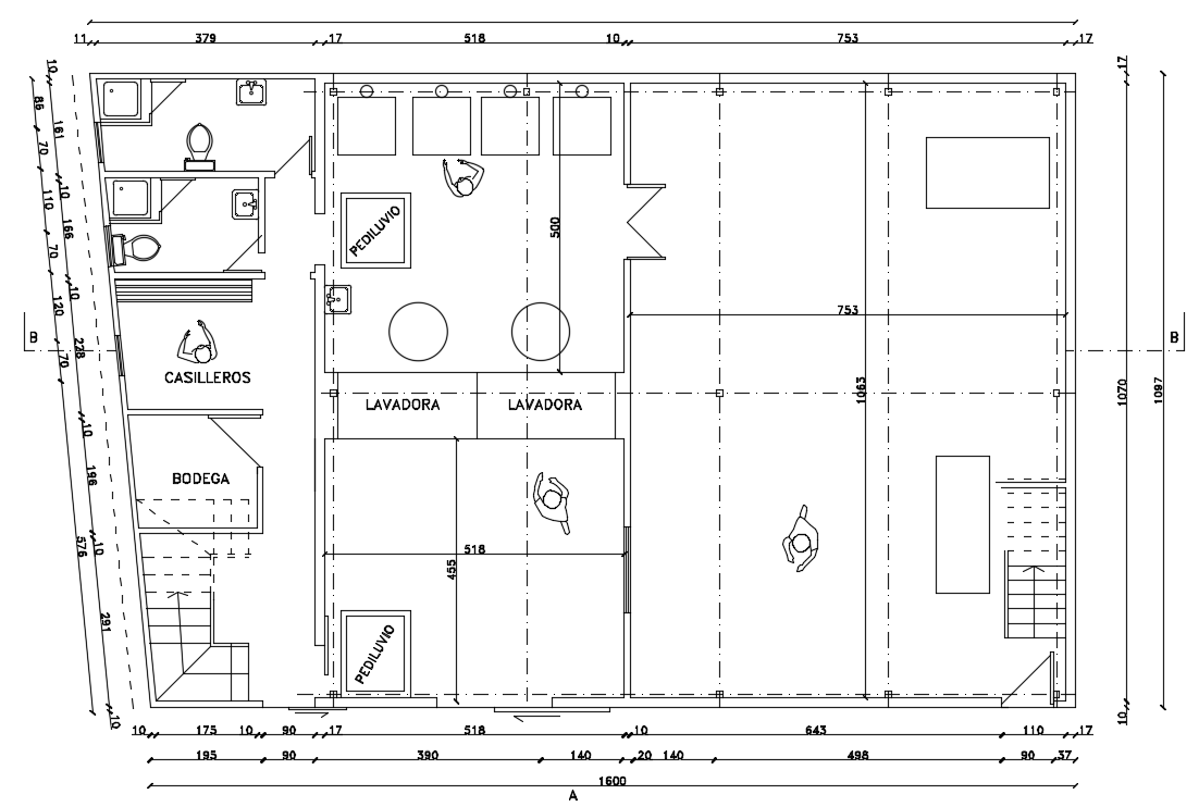 small building floor plan is given in this cad file. Download this 2d ...