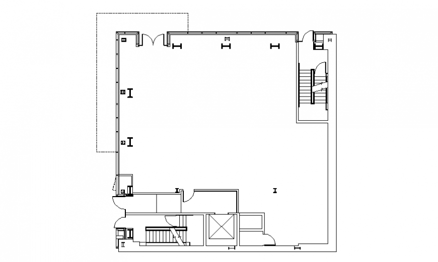 Solute flag plan autocad file - Cadbull