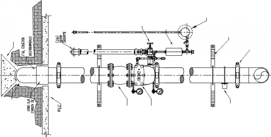 Sprinkler network riser automatic electrical installation  