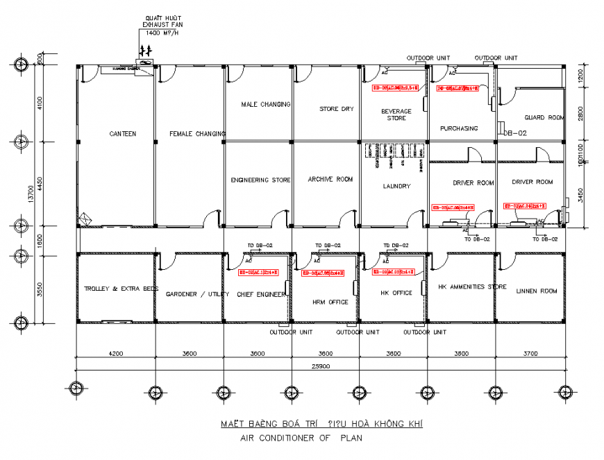 Staff House Detail Elevation And Plan Layout File Cadbull