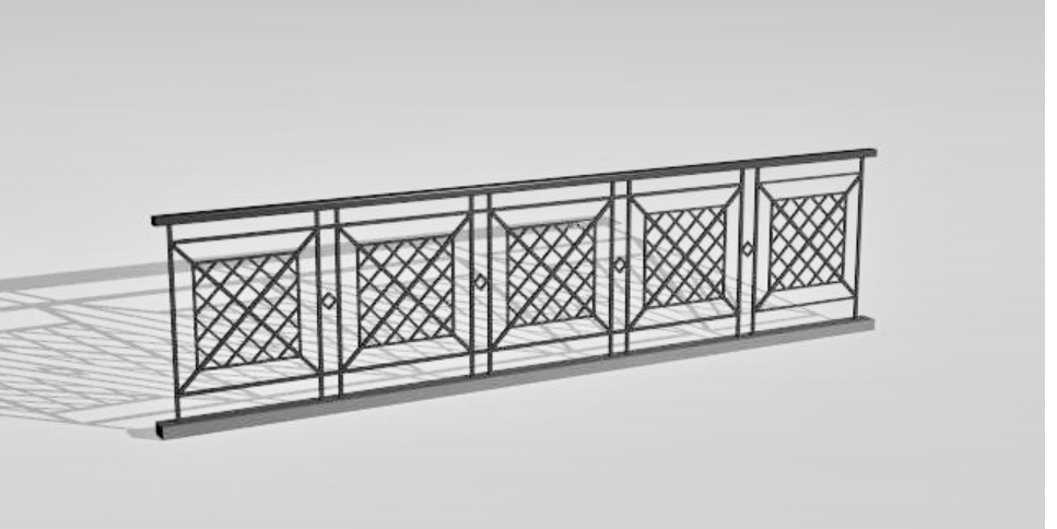 Ограждения dwg. Кованые перила 3ds Max. Перила для лестницы в 3ds Max. Ограждения 3ds Max. Забор архикад.