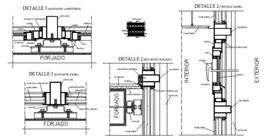 Steel door framing, installation and structure drawing details dwg file ...