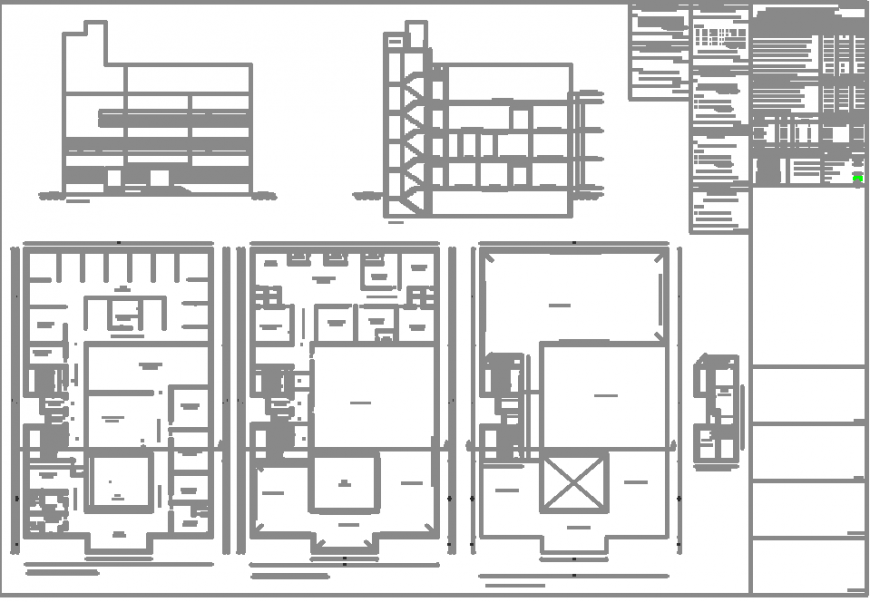 The 2D house plan with detail dwg file. - Cadbull