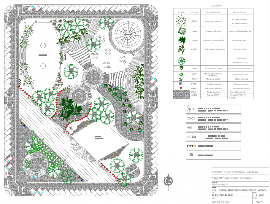 The Park Plan With Detail Dwg File Cadbull