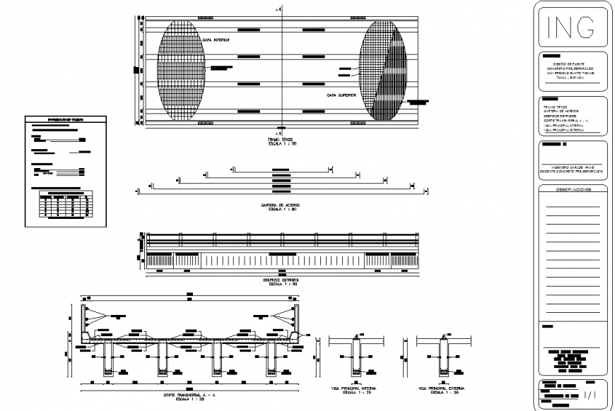 The Structural Plan Detailed Dwg File Cadbull