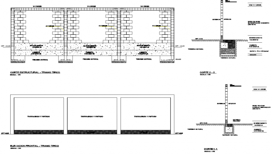 The Structural Plan With Detailing Dwg File Cadbull