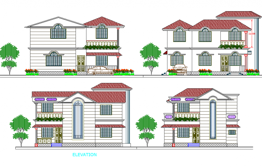 Two Storey House Dwg Image To U two-storey-house-plan-autocad-home