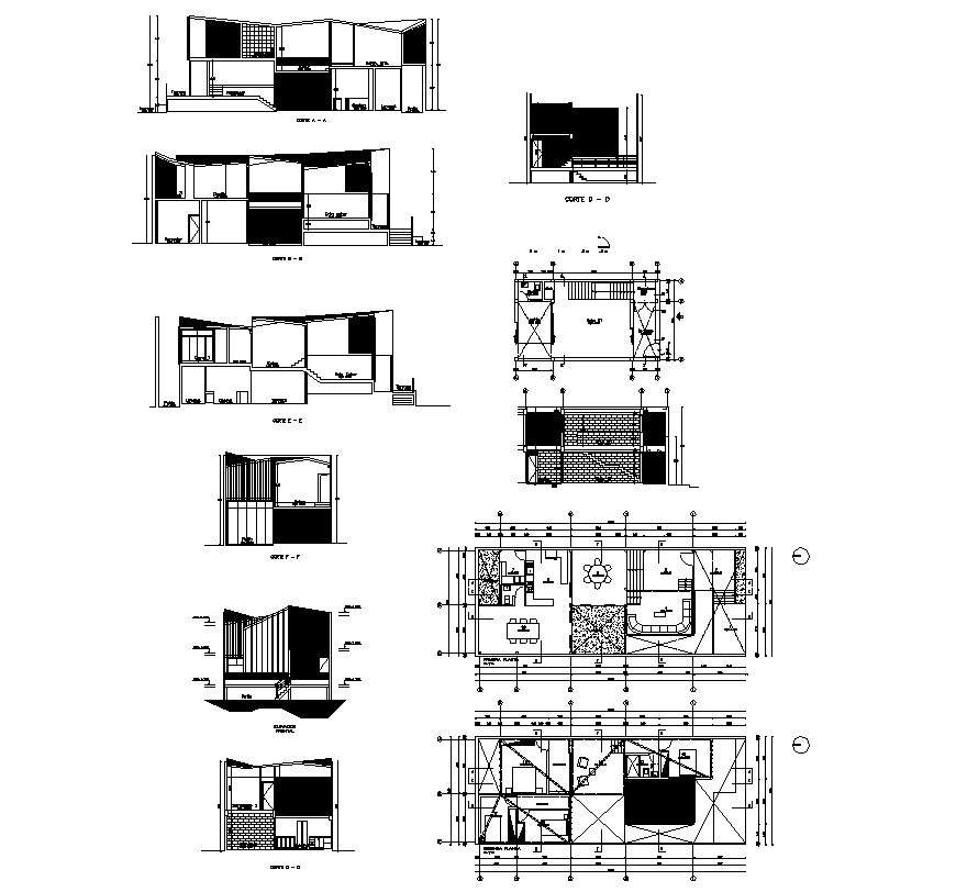 two-story-house-structure-detail-plan-and-section-detail-cad-structural-block-autocad-file-cadbull
