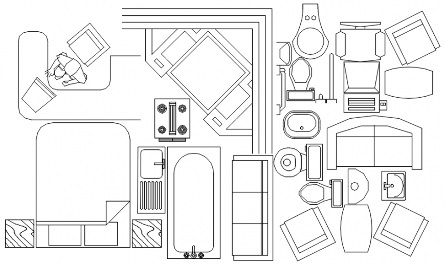 Various Furniture Blocks Details And Household Cad Icon Details In Autocad File Cadbull Description for this autocad block : various furniture blocks details and