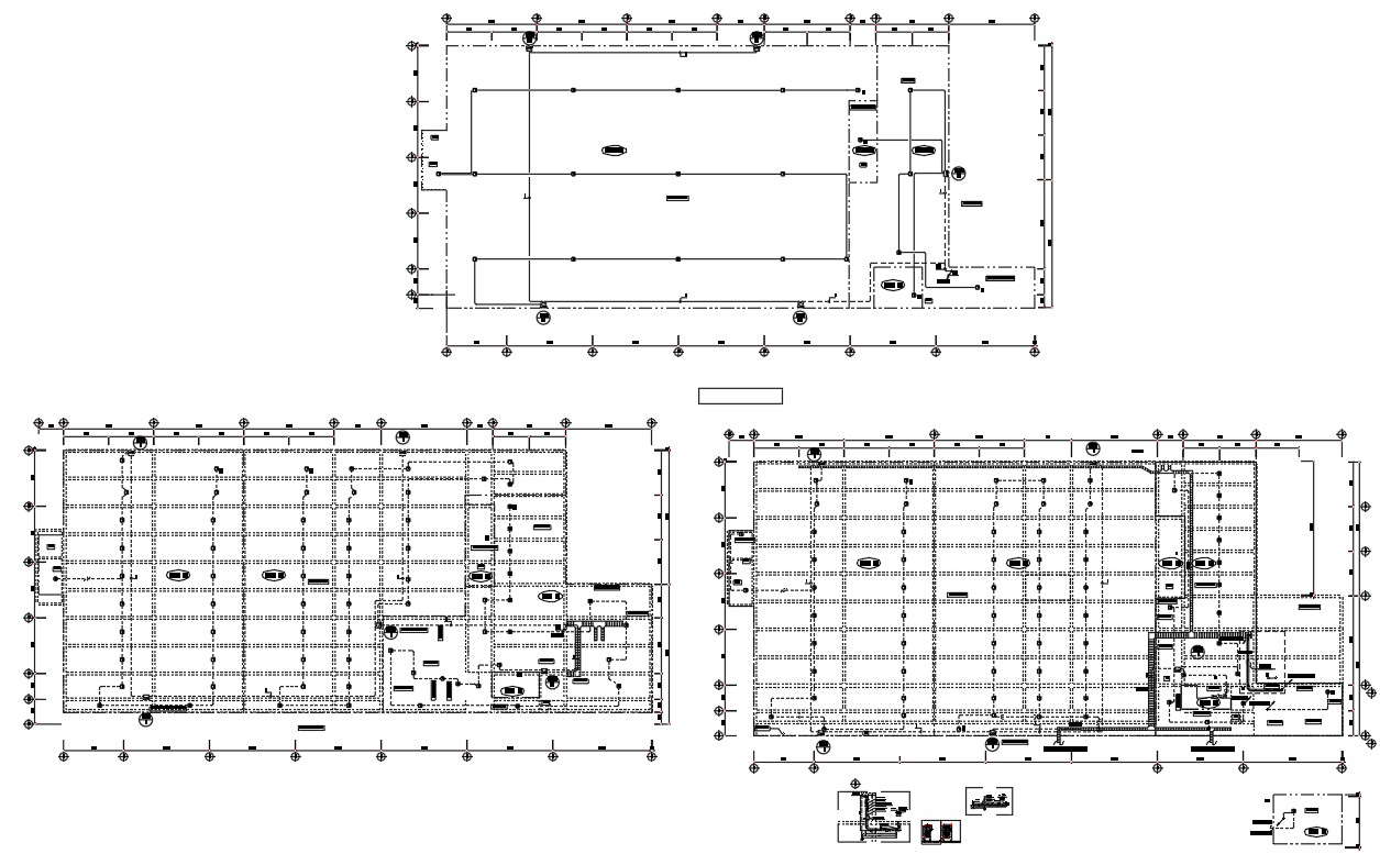 ware house floor plan drawing for DWG File - Cadbull