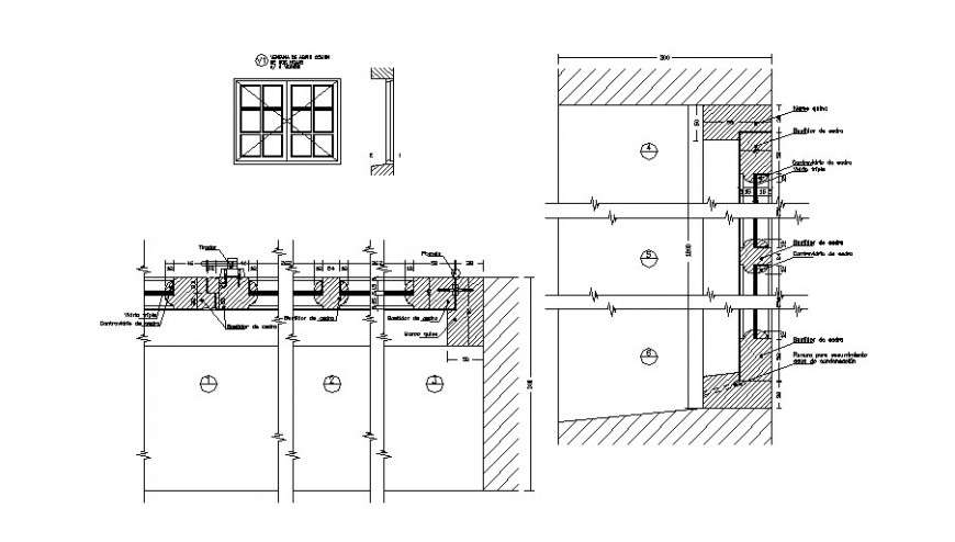 Window Units Blocks Details In Autocad - Cadbull