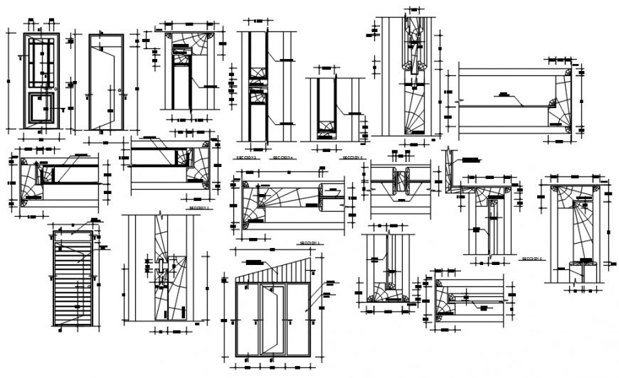 Wooden Opening Multiple Doors Elevations And Installation Drawing Details Dwg File Cadbull Wooden Opening Multiple Doors Elevations And Installation Drawing Details Dwg File Cadbull