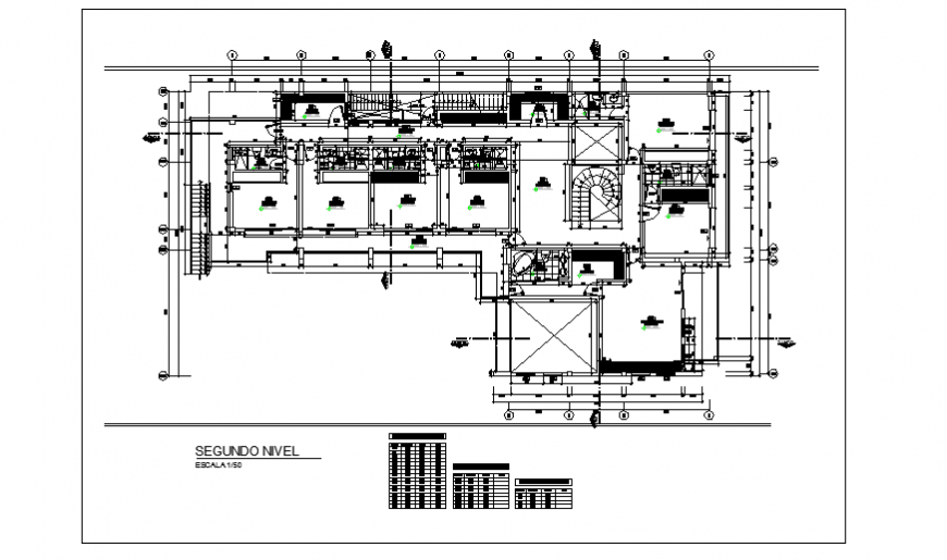 Working layout of modern house project design drawing - Cadbull