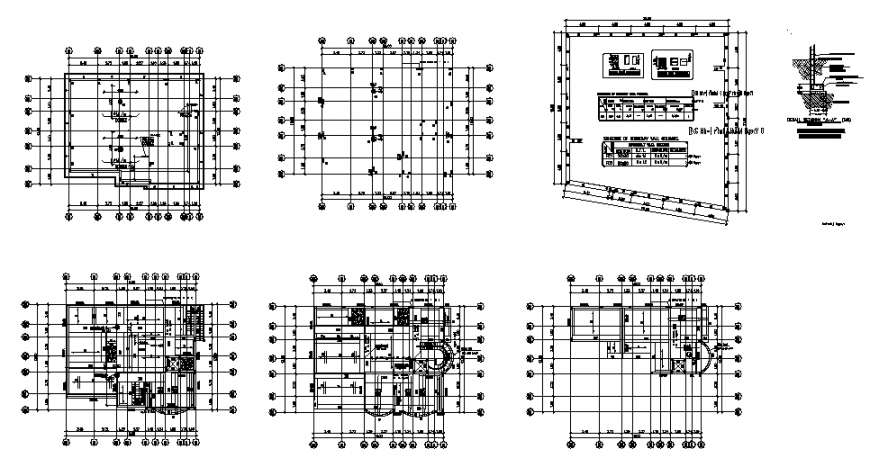 Working villa plan layout file - Cadbull