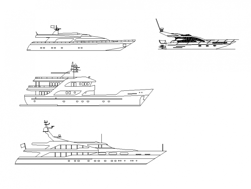 yacht design autocad